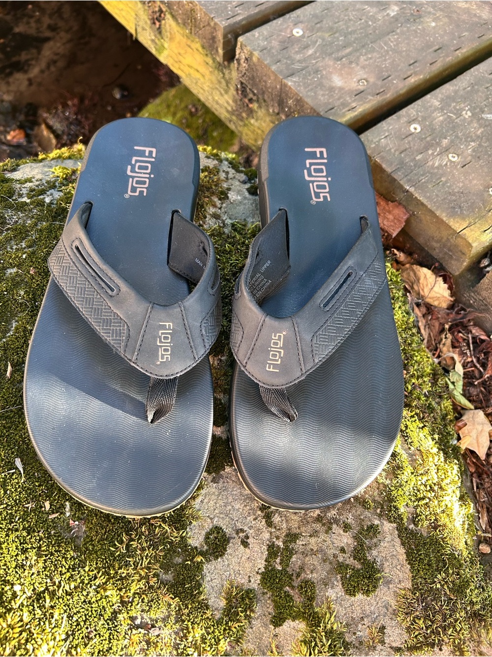 Flojos - Black Men’s Ryan Sandals